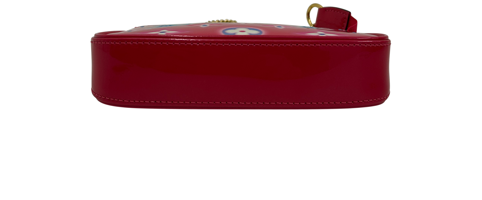 Valentine Neon, 580&euro;, Bolso, Azul/Rosa, Cuero - Charol, Vista superior